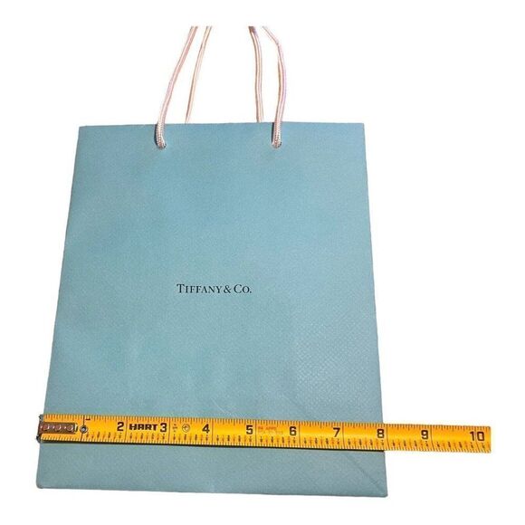 Authentic Gift Wrapping Empty Tiffany & Co. Shopping Bag 8”x9.75”x4” Present - Picture 4 of 6
